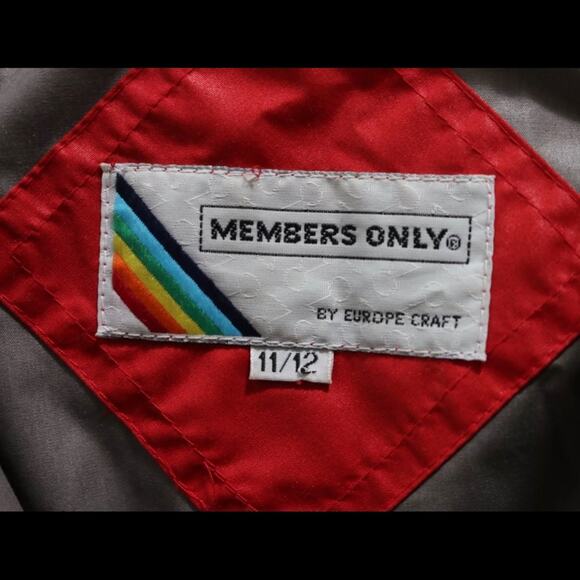 Members Only by Europe Craft Red Zip Front Jacket - Picture 7 of 7